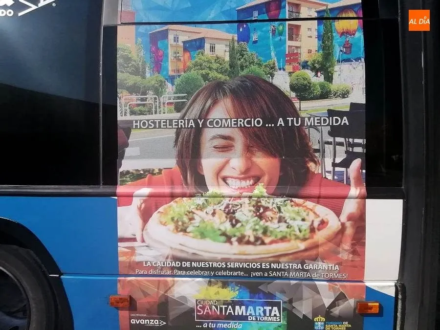 Foto 4 - El Grupo Avanza promocionar&aacute; Santa Marta de Tormes en uno de sus autobuses