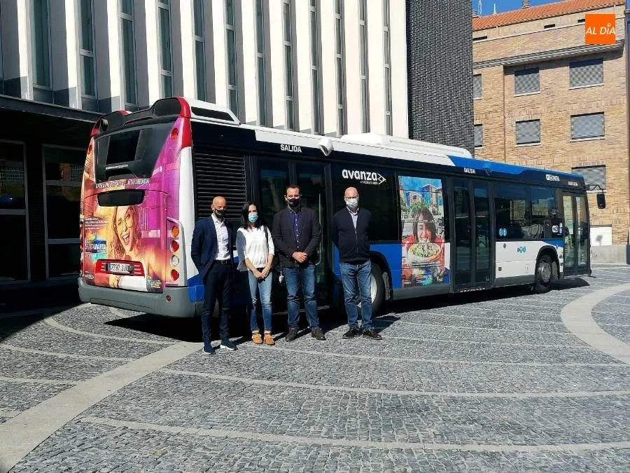 Foto 3 - El Grupo Avanza promocionar&aacute; Santa Marta de Tormes en uno de sus autobuses
