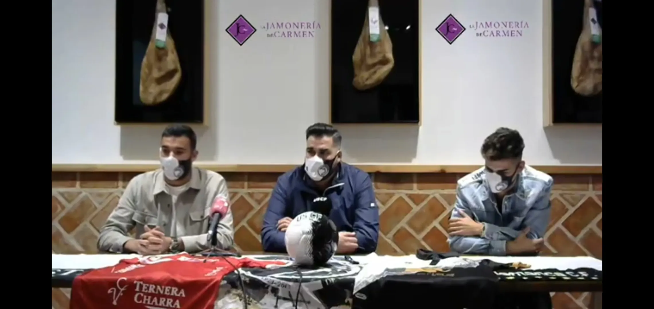 Ruly, Sandra y Diego, en la rueda de prensa