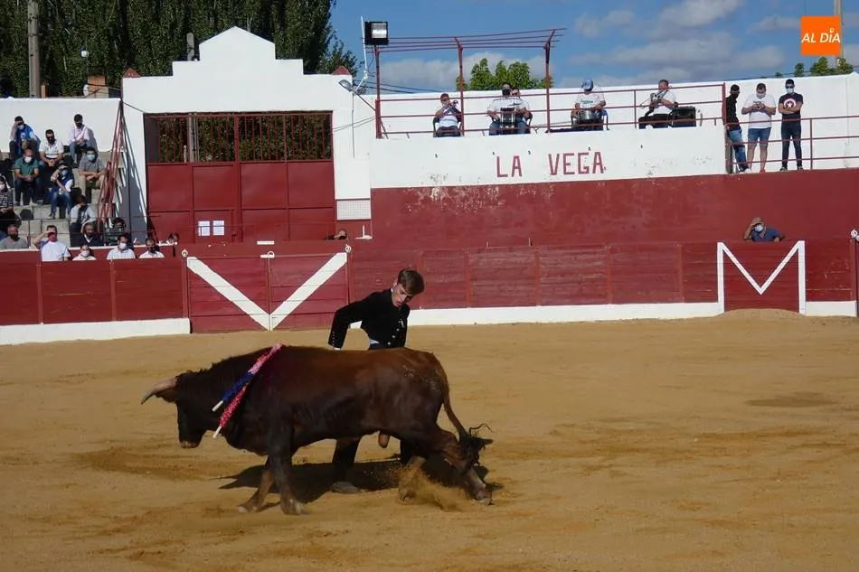 Foto 3 - Villoria acoge una novillada para alumnos de la escuela de tauromaquia rodeada de medidas...