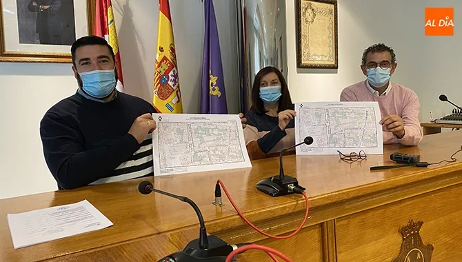 El Ayuntamiento de Peñaranda ha presentado la nueva reordenación del tráfico para la zona centro