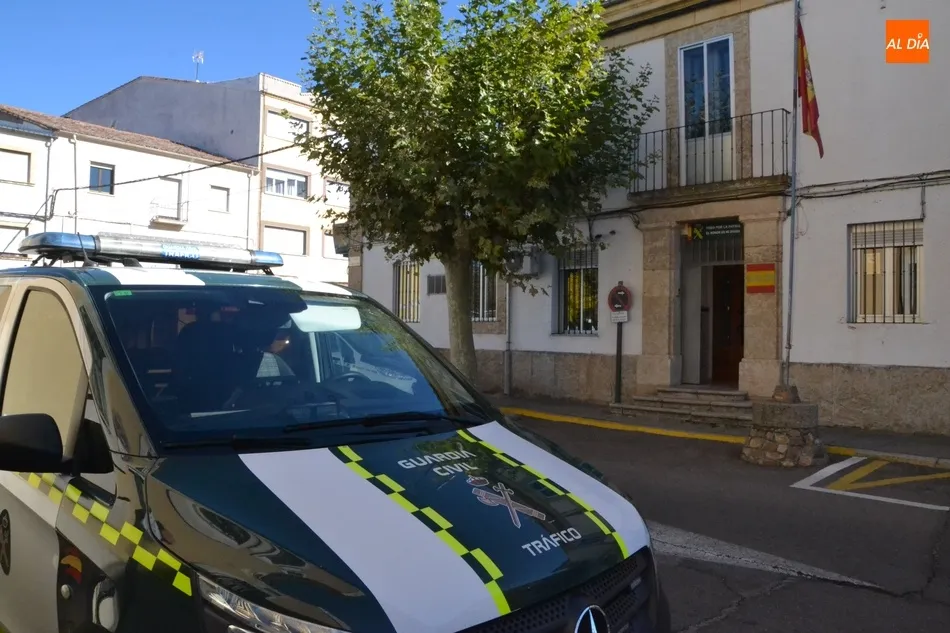 Imagen del Cuartel mirobrigense en la mañana del lunes