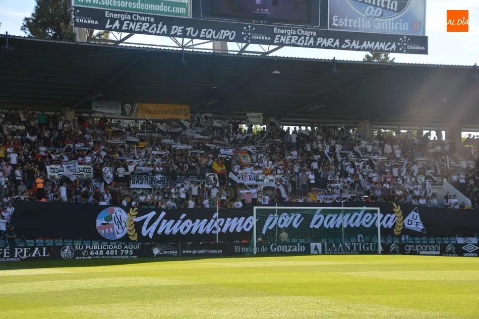 El Fondo Sur del Helmántico, en un derbi