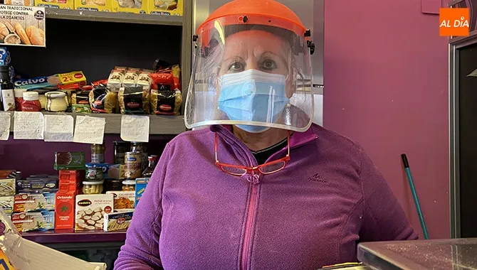 María Teresa Madrid, gerente de un pequeño comercio en Peñaranda