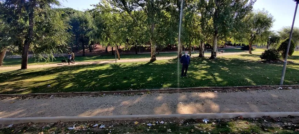 Zona del parque de Valdelagua en la que han tenido lugar las actuaciones - Ayto. Santa Marta