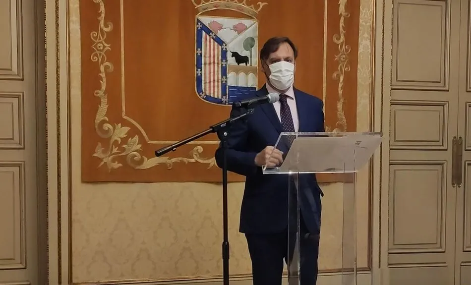 El alcalde de Salamanca este jueves en rueda de prensa | EP