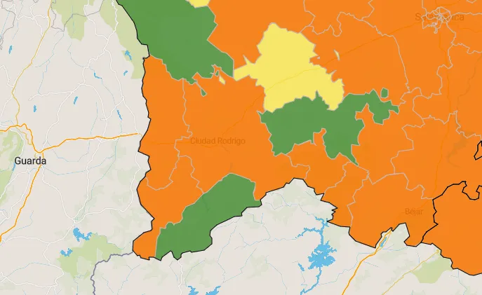 Sensaciones contrapuestas en la comarca con 2 rebajas de color pero también 6 positivos más  