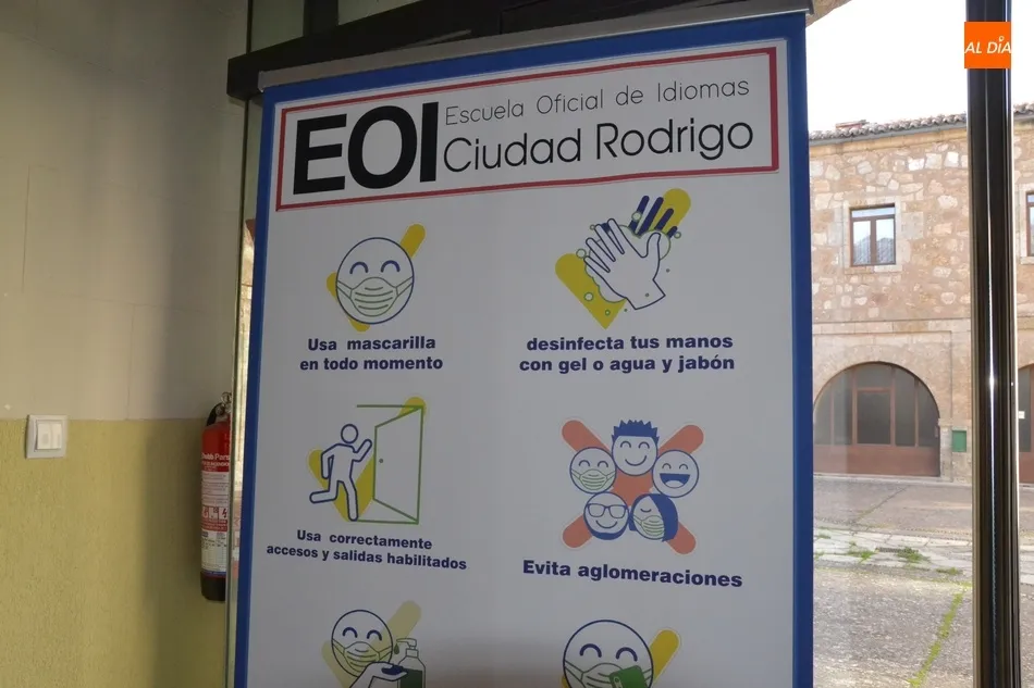 Foto 2 - Todo preparado en la Escuela de Idiomas para arrancar el lunes el curso 2020/2021  