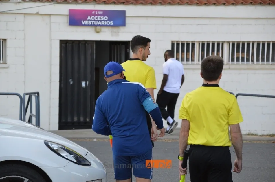 Foto 2 - El filial del Salamanca UDS se fue en el descanso del partido con el Cristo de Las Pistas&hellip;&nbsp;&iexcl;al...