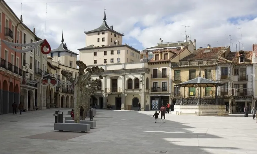 Plaza Mayor de Aranda de Duero. Foto rutadelvinoriberadelduero