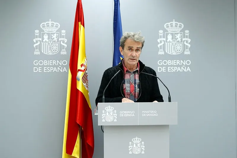 El director del Centro de Coordinación de Alertas y Emergencias Sanitarias, Fernando Simón, en comparecencia ante los medios