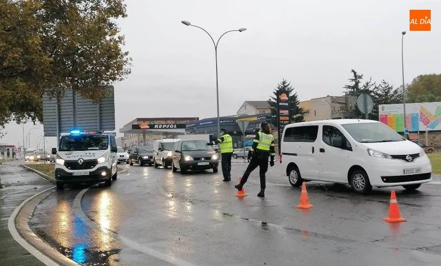 Foto 7 - Los controles &lsquo;intermitentes&rsquo; del confinamiento perimetral en Salamanca