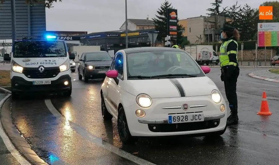 Foto 4 - Los controles &lsquo;intermitentes&rsquo; del confinamiento perimetral en Salamanca