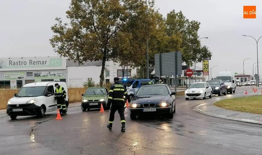 Foto 3 - Los controles &lsquo;intermitentes&rsquo; del confinamiento perimetral en Salamanca