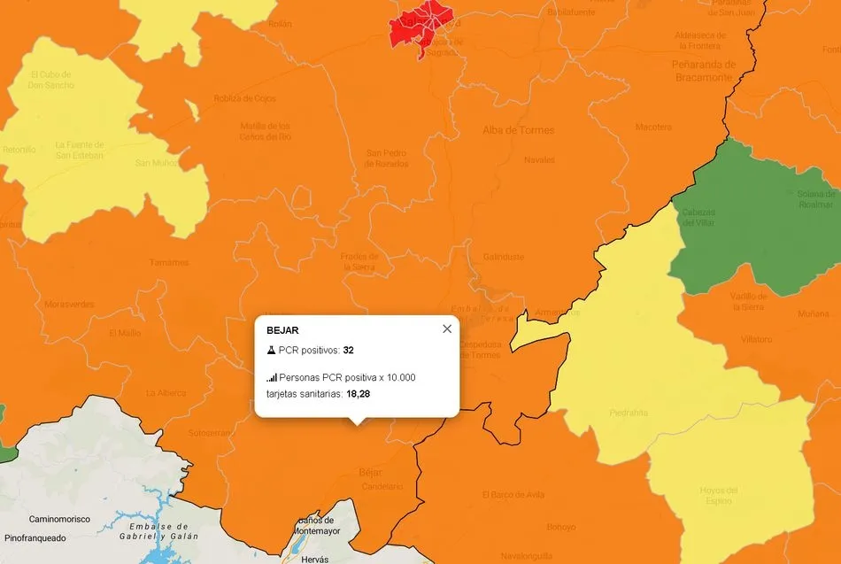 Datos oficiales facilitados por la Junta de Castilla y León
