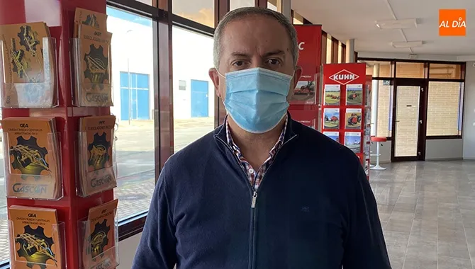 Teodoro Santamaria, gerente de Margareto en el polígono industrial de Peñaranda