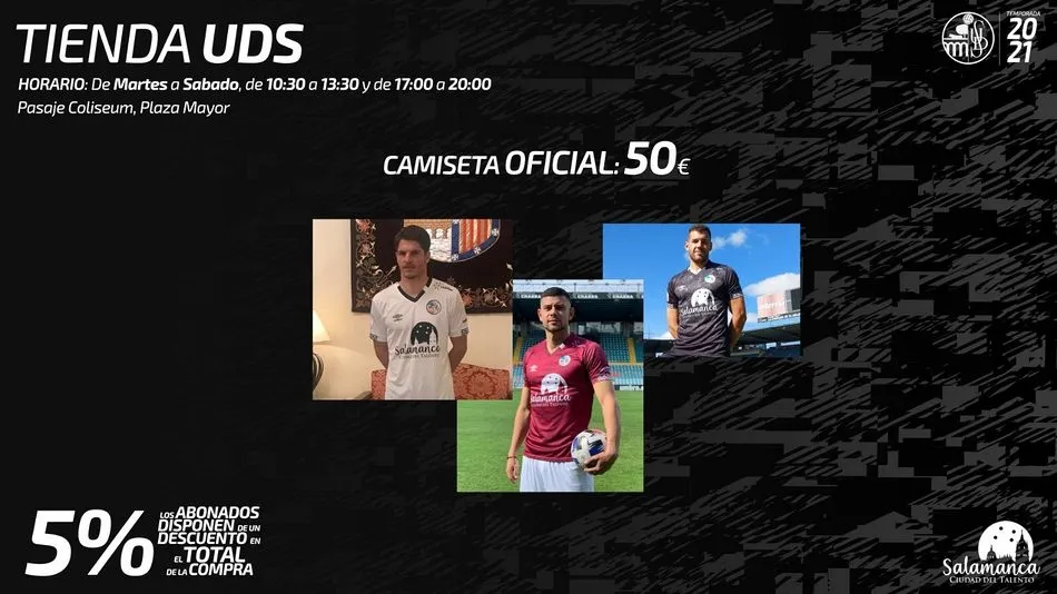 Estos son los precios de la tienda del Salamanca UDS