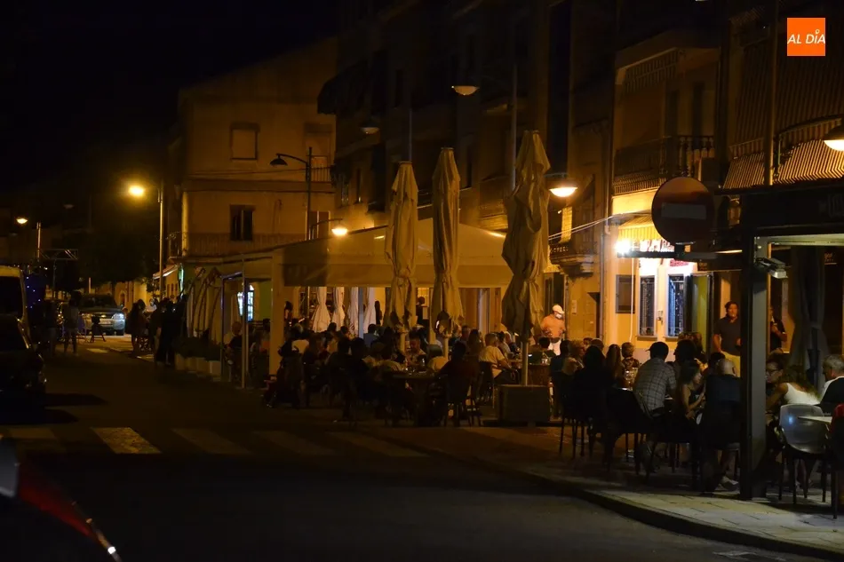 Estructuras cubiertas que hay actualmente en la calle Laguna