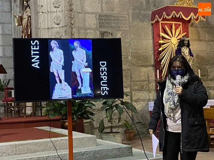 Foto 4 - La imagen de Cristo atado a la columna vueve a la parroquia tras la intensa restauraci&oacute;n de Las...