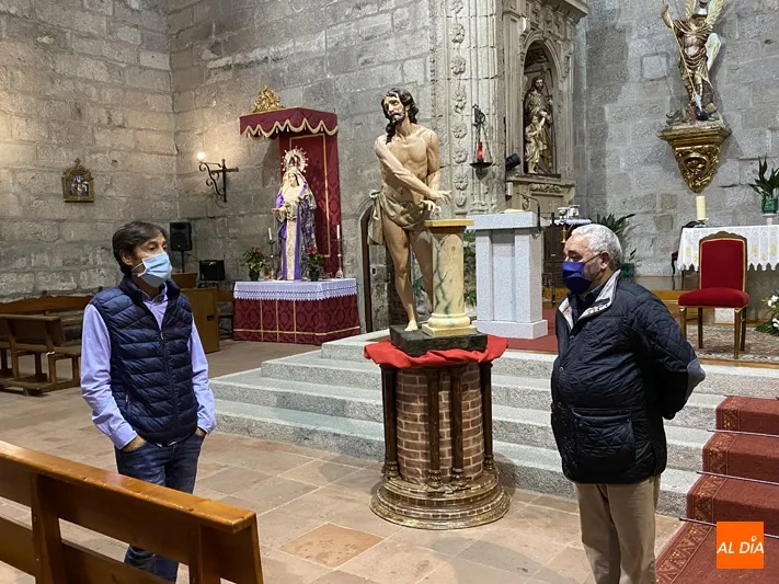Foto 3 - La imagen de Cristo atado a la columna vueve a la parroquia tras la intensa restauraci&oacute;n de Las...