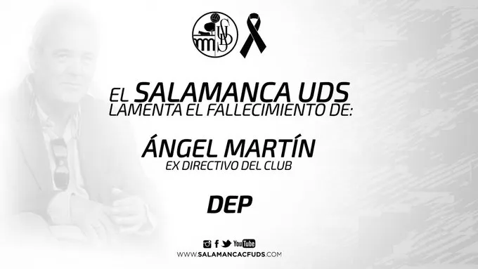 Foto 2 - Fallece &Aacute;ngel Mart&iacute;n, exdirectivo del Salamanca UDS&nbsp;