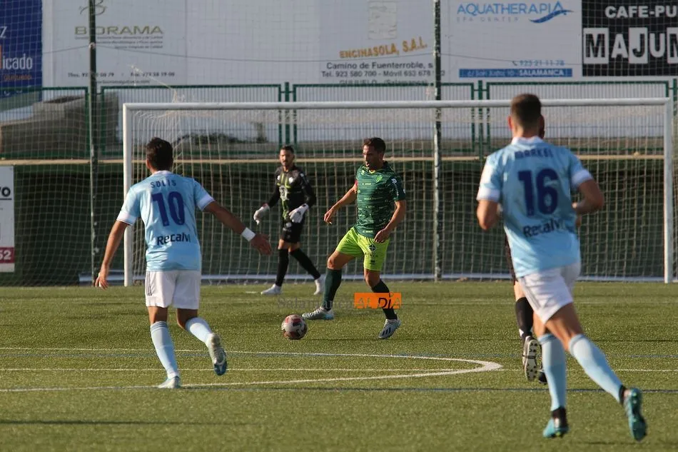 Jonathan Martín, en el debut liguero, ante el filial del Celta de Vigo