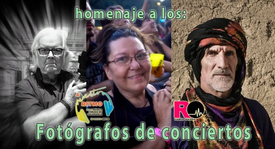 Radio Oeste homenajea a los fotógrafos habituales de conciertos en  Salamanca