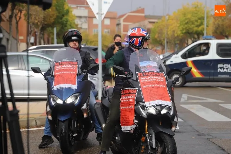 Caravana de hosteleros en Salamanca. Foto de Lydia González