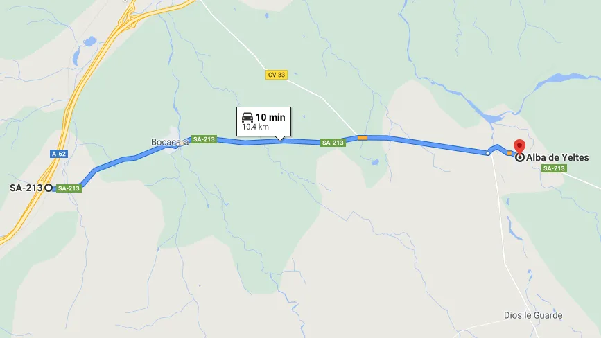 Las Cortes aprueban una propuesta del PP para arreglar la carretera entre Alba de Yeltes y la A-62  