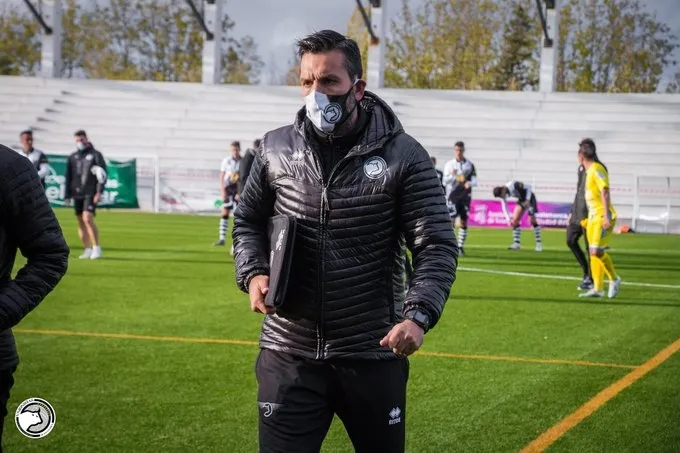 Hernán Pérez, en el Reina Sofía / Unionistas CF