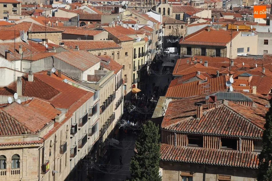 Foto 10 - El Mariquelo sube a lo alto de la Catedral de Salamanca en memoria de las v&iacute;ctimas del Covid-19