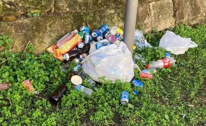 1Foto: Incivismo acentuado  