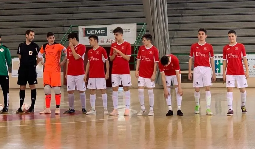 Imagen del último partido jugado por el III Juvenil