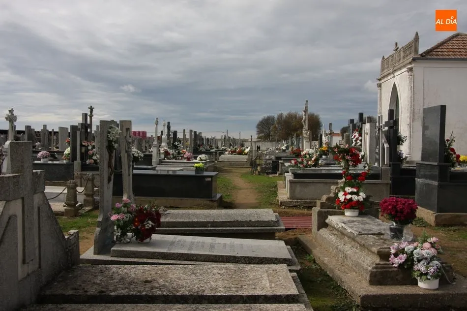 Foto 6 - Normalidad en las visitas al cementerio de Vitigudino  