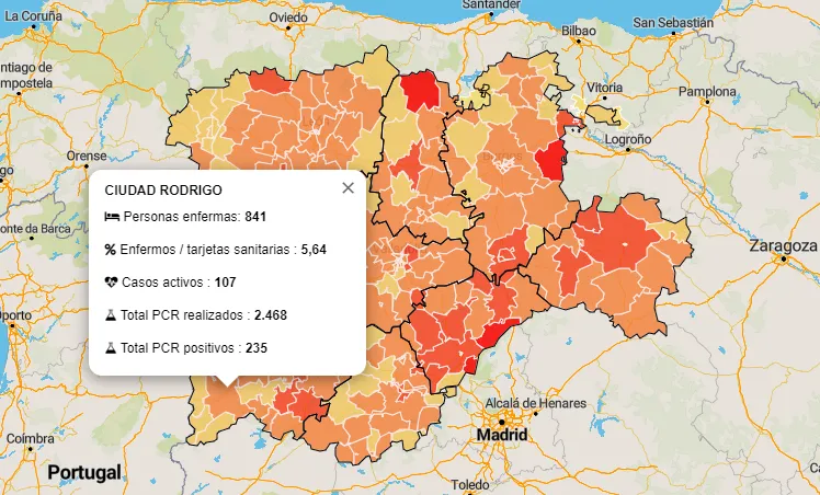 La comarca bate otro récord negativo con 21 nuevos positivos en una única jornada  