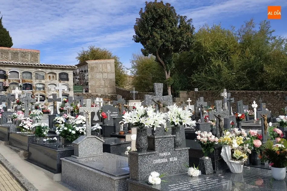 Foto 6 - Extra&ntilde;a soledad en el cementerio de B&eacute;jar en el D&iacute;a de Todos los Santos