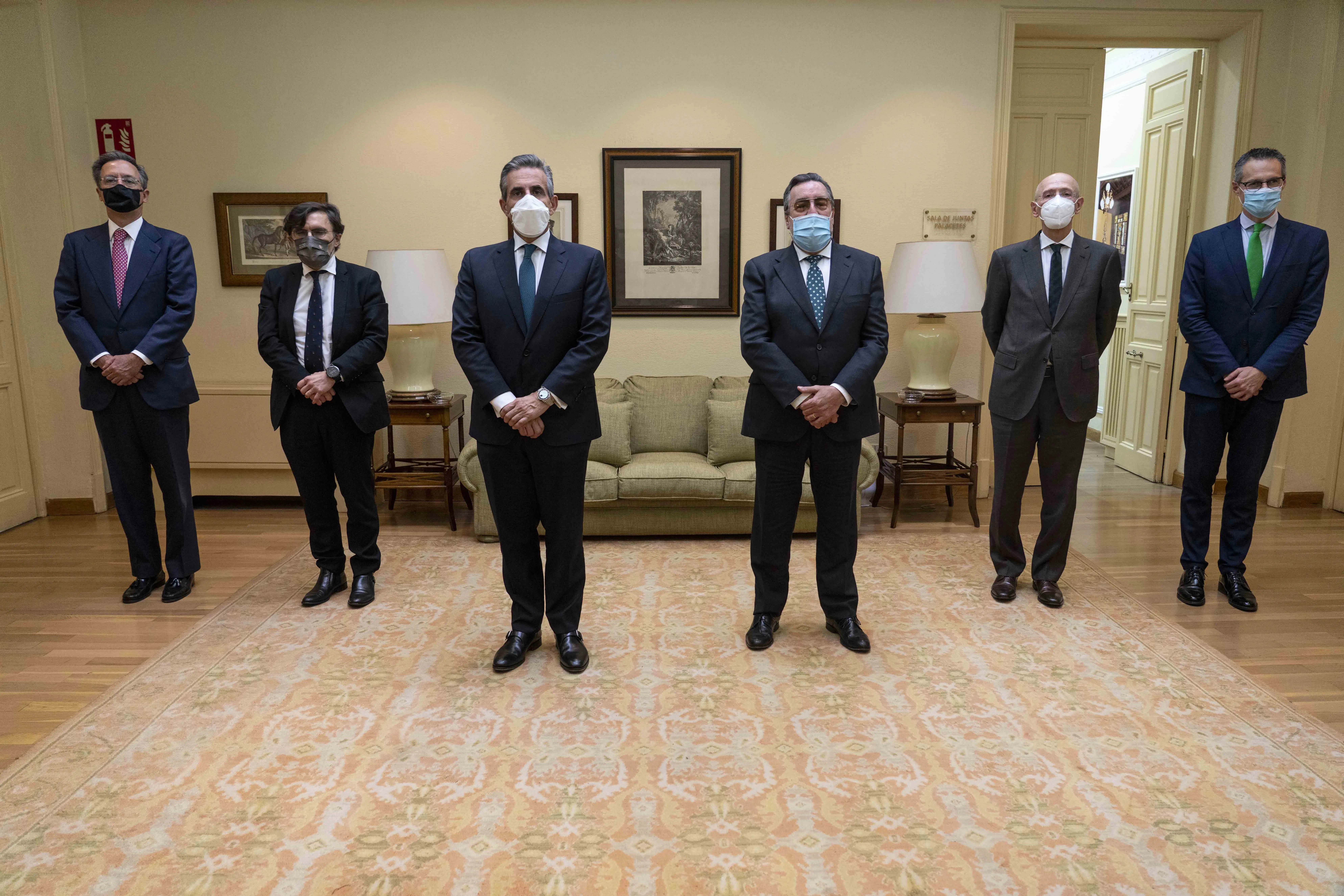   Víctor del Pozo Gil, Consejero Delegado de El Corte Inglés, y Miguel Carballeda, Presidente del Grupo Social ONCE, en el centro