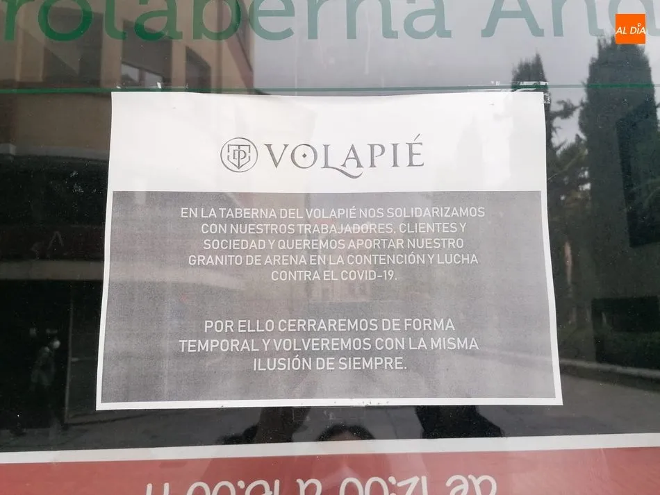 Foto 5 - &ldquo;Volveremos en cuanto nos dejen&rdquo;: los mensajes de despedida de los hosteleros salmantinos  
