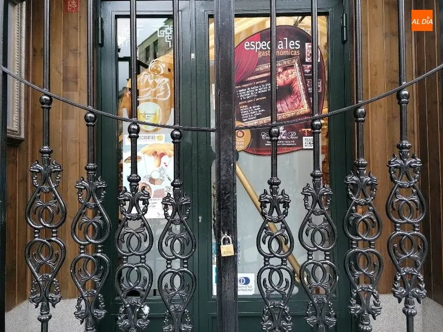 Uno de los establecimientos salmantinos que se ha visto obligado al cierre. Foto de Lydia González