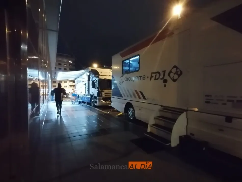 Foto 7 - La Vuelta 2020 ya est&aacute; en Salamanca y ultima los preparativos para la traca final&nbsp;