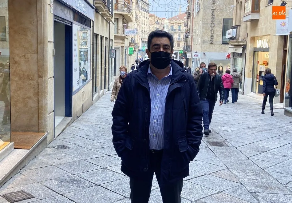 El presidente de la Confederación Empresarios de Salamanca-CES, José Vicente Martín Galeano