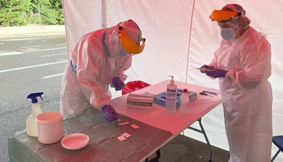 Realización de test rápidos de antígenos en Salamanca