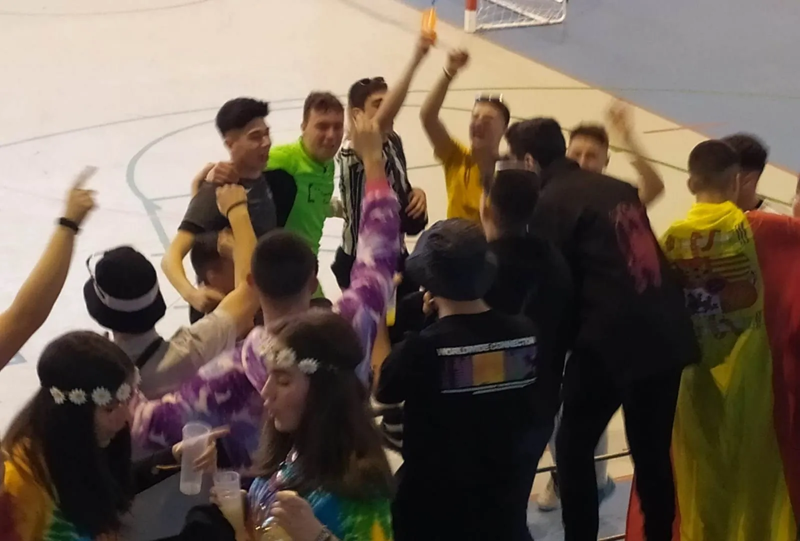 Imagen de aquel partido carnavalero en Conde de Foxá