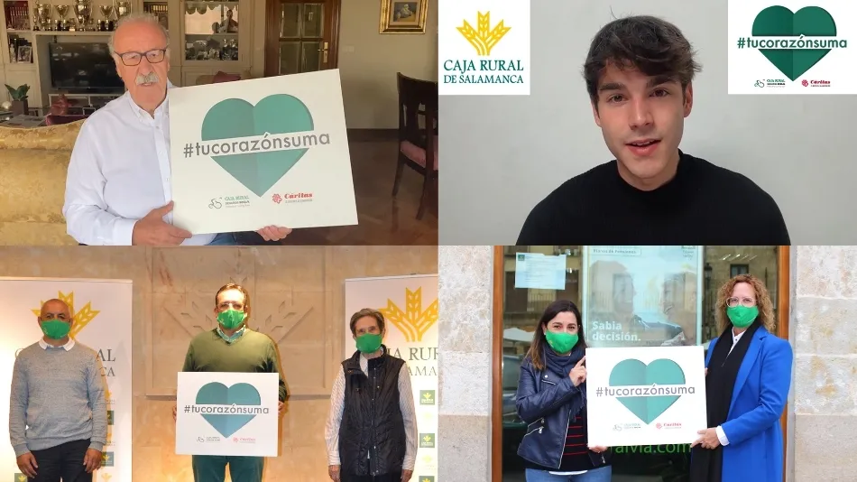 Caja Rural, Vicente del Bosque y Álvaro Mel contribuyen a una donación a Cáritas Ciudad Rodrigo  