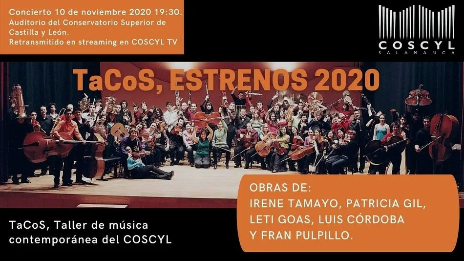 El Conservatorio Superior de Música de CyL ofrece esta semana un nuevo evento online