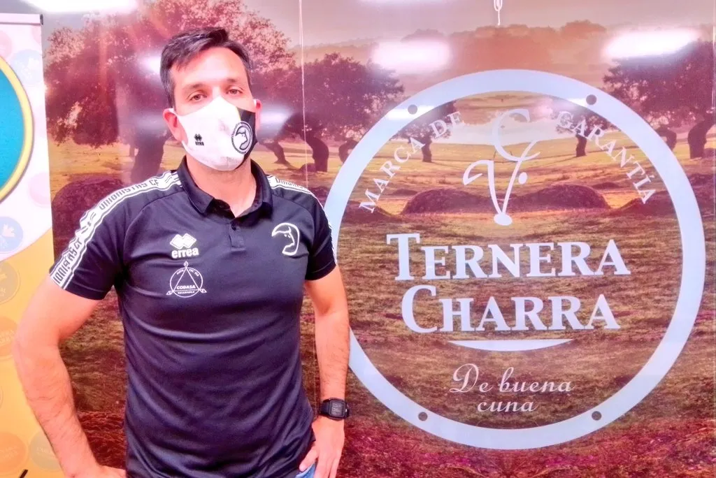 Hernán Pérez, en una rueda de prensa / Unionistas CF