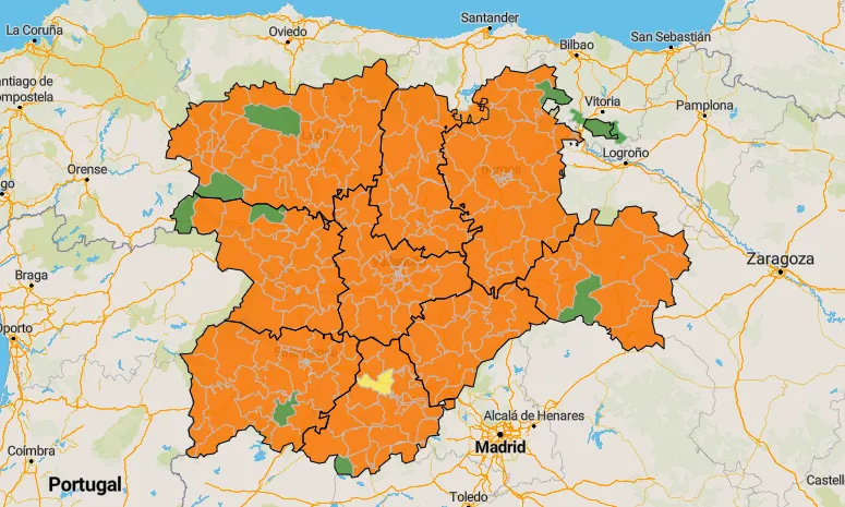 Prorrogada hasta el 23 de noviembre la prohibición de salir y entrar de Castilla y León  