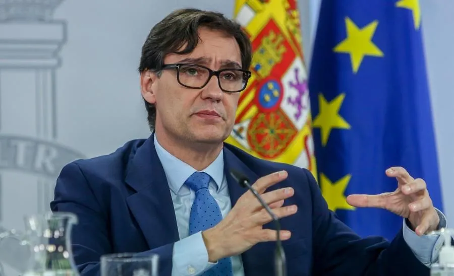 El ministro de Sanidad, Salvador Illa; interviene durante una rueda de prensa anterior. Foto EP / R.Rubio.POOL