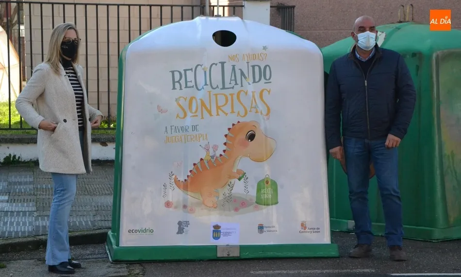 Todo el vidrio que reciclen los mirobrigenses hasta final de año tendrá un fin solidario  