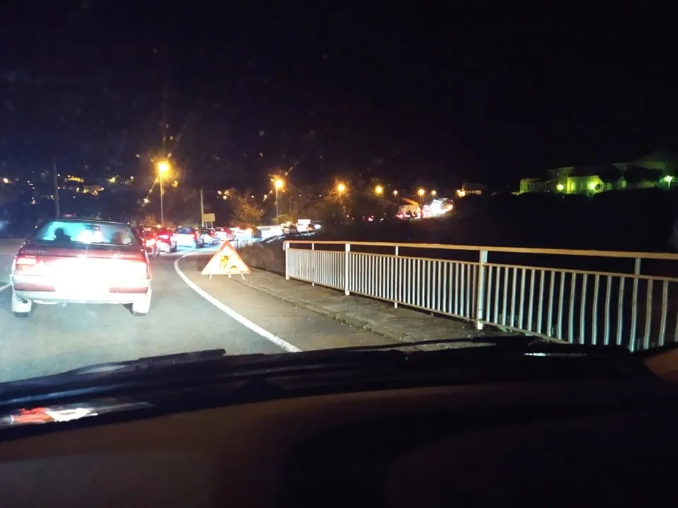 Problemas de acceso a la villa ducal sobre las 21.30 horas